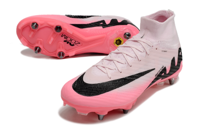 Men's Nike Air Zoom Mercurial Superfly 9 Elite SG Football Boots - Pink/Black