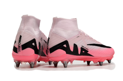 Men's Nike Air Zoom Mercurial Superfly 9 Elite SG Football Boots - Pink/Black