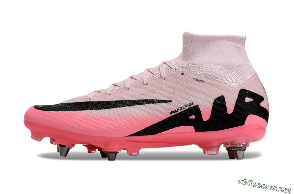 Men's Nike Air Zoom Mercurial Superfly 9 Elite SG Football Boots - Pink/Black 0