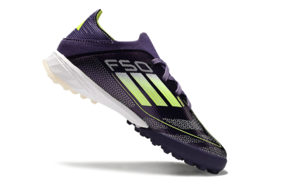 Kids Kids Adidas F50 Elite TF Football Shoes - Purple/Green/White