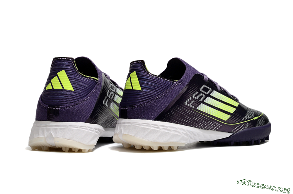 Kids Kids Adidas F50 Elite TF Football Shoes - Purple/Green/White 7