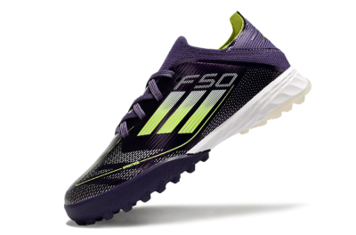 Kids Kids Adidas F50 Elite TF Football Shoes - Purple/Green/White