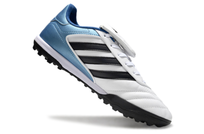 Men's Adidas Copa Gloro 2 TF Football Shoes - White/Black/Blue