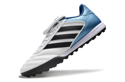 Men's Adidas Copa Gloro 2 TF Football Shoes - White/Black/Blue