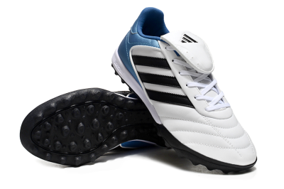 Men's Adidas Copa Gloro 2 TF Football Shoes - White/Black/Blue