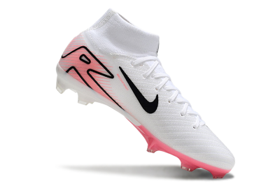 Men's Nike Air Zoom Mercurial Superfly10 Elite FG Football Boots - White/Pink/Black