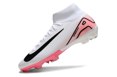 Men's Nike Air Zoom Mercurial Superfly10 Elite FG Football Boots - White/Pink/Black