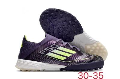 Kids Kids Adidas F50 Elite TF Football Shoes - Purple/Green/White