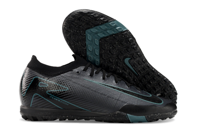 Women's Nike Air Zoom Mercurial Vapor 16 Elite TF Football Shoes - Grey/Black/Blue