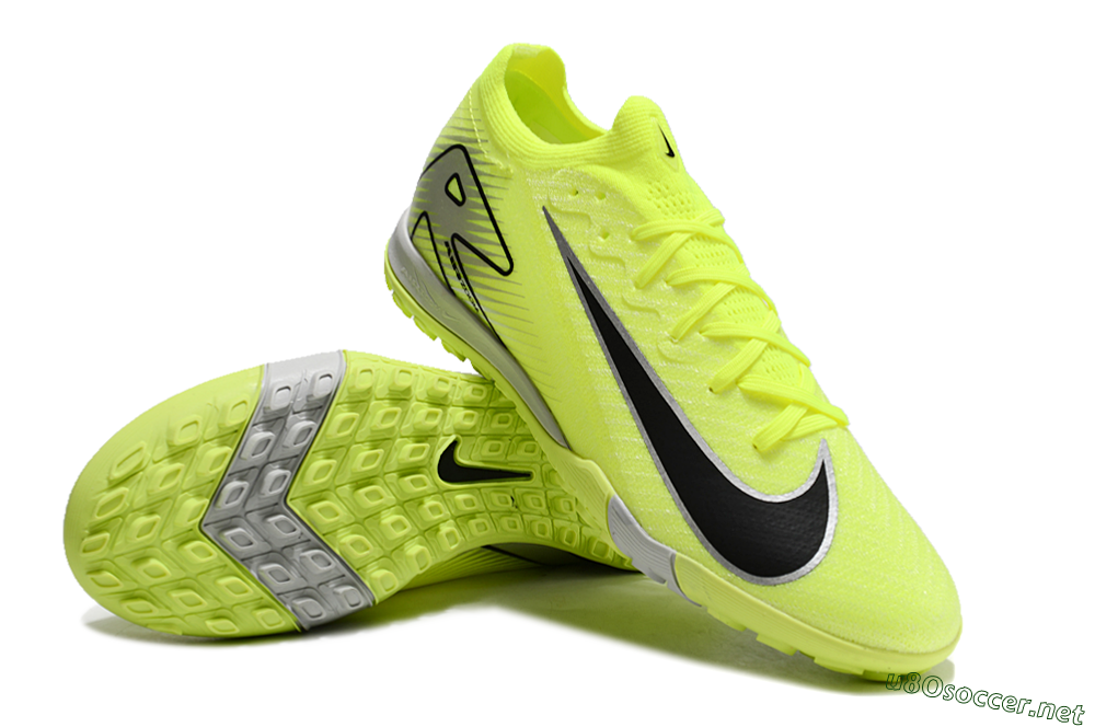 Men's Nike Air Zoom Mercurial Vapor 16 Elite TF Football Shoes - Yellow/Black/White 0