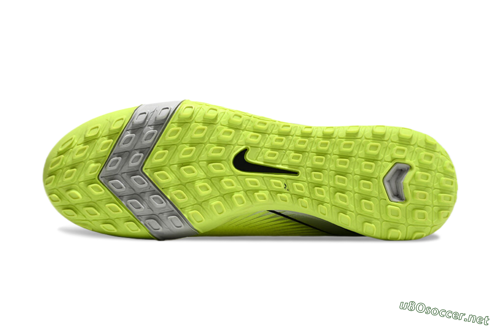 Men's Nike Air Zoom Mercurial Vapor 16 Elite TF Football Shoes - Yellow/Black/White 5