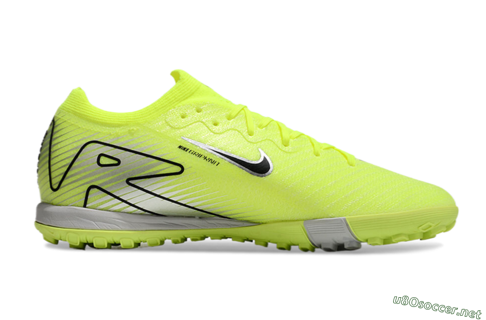Men's Nike Air Zoom Mercurial Vapor 16 Elite TF Football Shoes - Yellow/Black/White 6