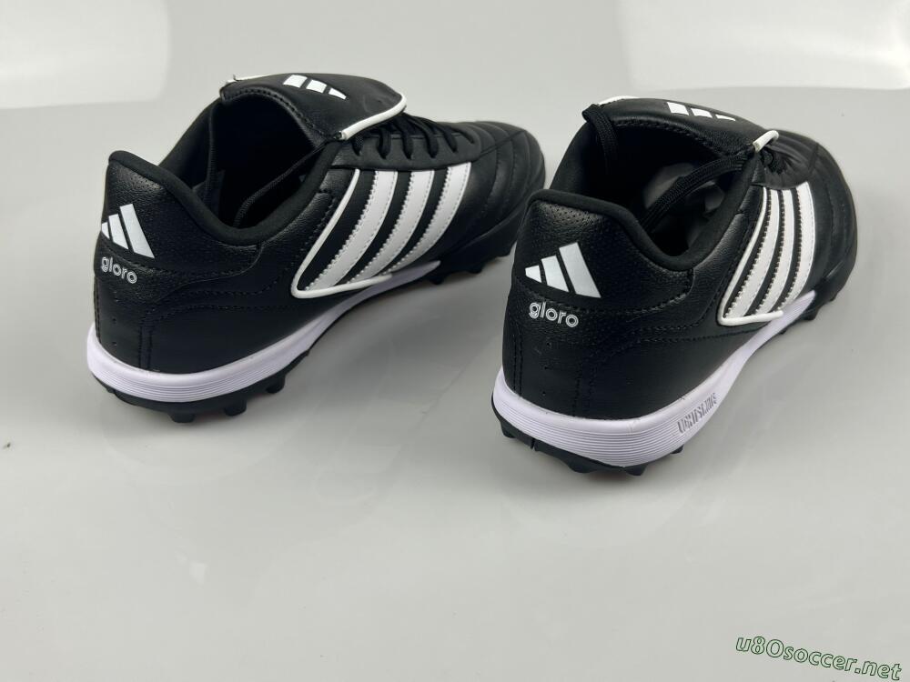 Men's Adidas Copa Gloro 2 TF Football Shoes - Black/White