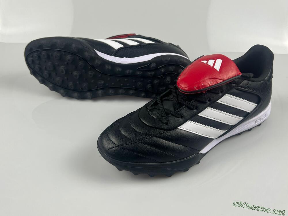 Men's Adidas Copa Gloro TF Football Shoes - Black/White