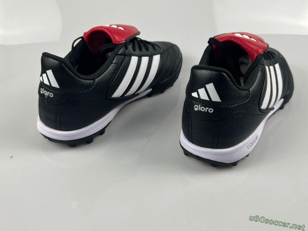 Men's Adidas Copa Gloro TF Football Shoes - Black/White