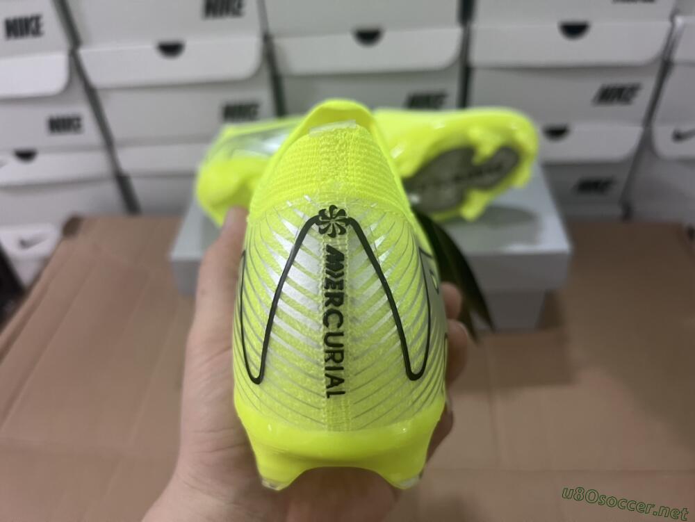 Men's Nike Air Zoom Mercurial Vapor 16 Elite FG Football Boots - Yellow/Black/Silver/Grey