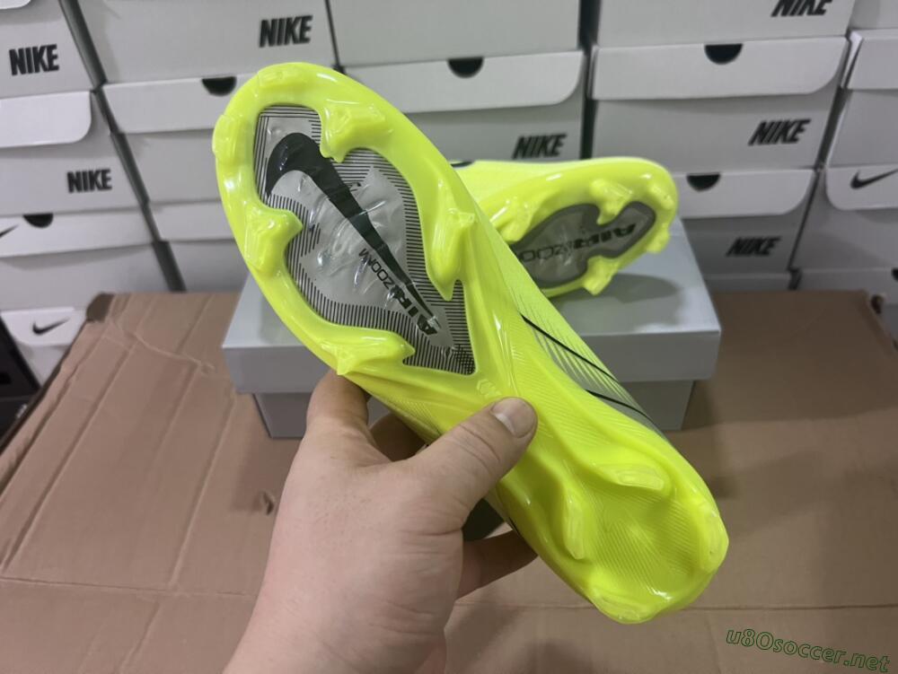 Men's Nike Air Zoom Mercurial Vapor 16 Elite FG Football Boots - Yellow/Black/Silver/Grey