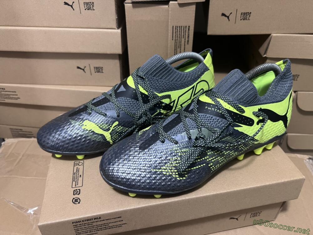 Men's Puma Future Ultimate MG Football Boots - Black/Yellow