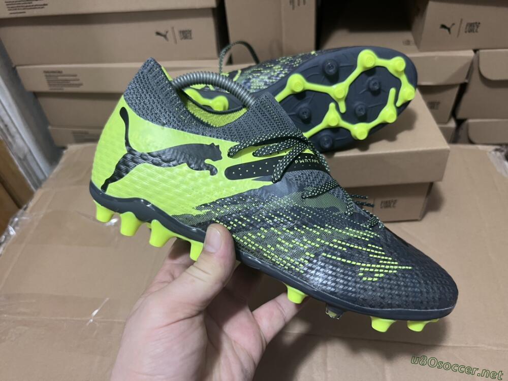 Men's Puma Future Ultimate MG Football Boots - Black/Yellow