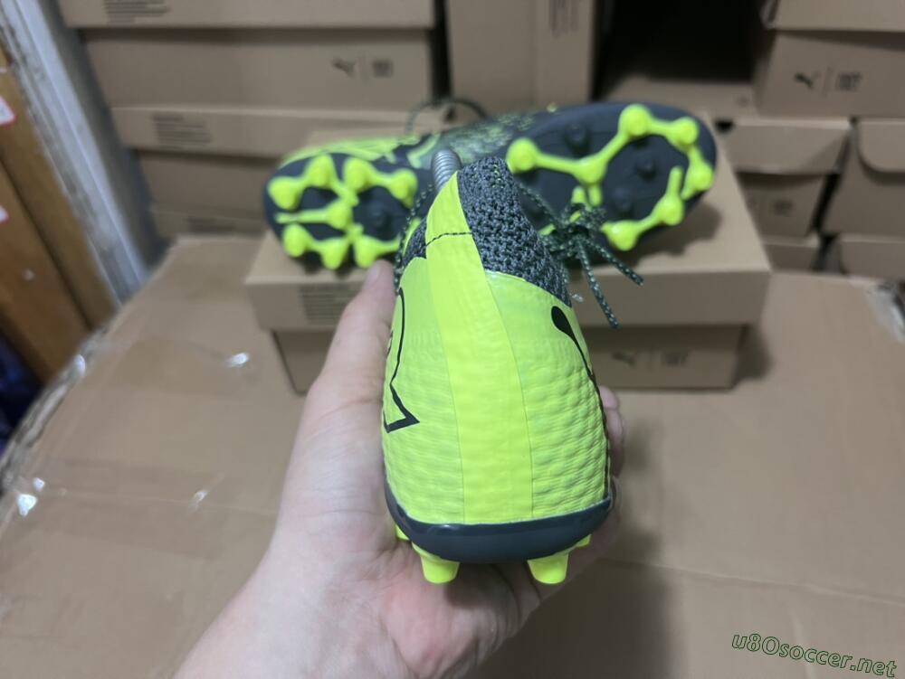 Men's Puma Future Ultimate MG Football Boots - Black/Yellow