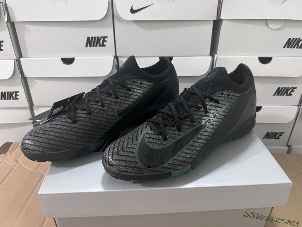 Unisex Nike Air Zoom Mercurial Vapor 16 Elite TF Football Shoes - Black/Blue/Grey