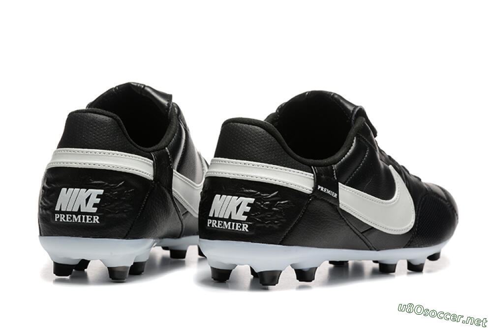Men's Nike The Premier 3 FG Football Boots - Black/Beige/White 9