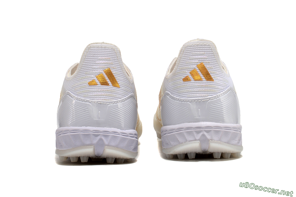 Unisex Adidas F50 Elite TF Football Shoes - White/Gold 5