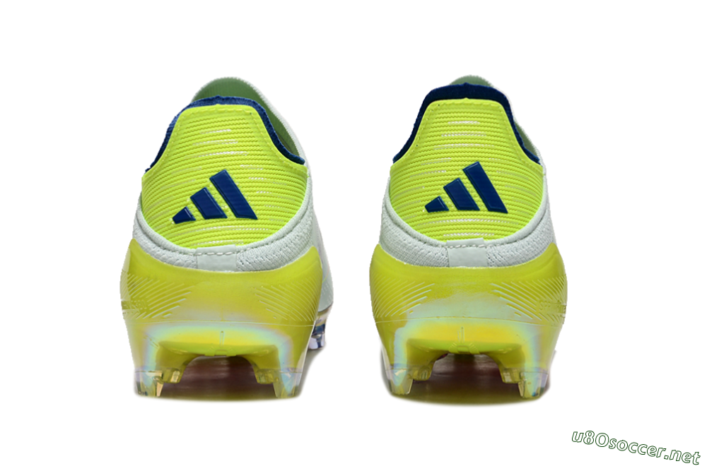 Unisex Adidas F50 Elite Laceless FG Football Boots - Jade/Blue/Yellow 7