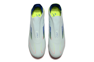 Unisex Adidas F50 Elite Laceless FG Football Boots - Jade/Blue/Yellow