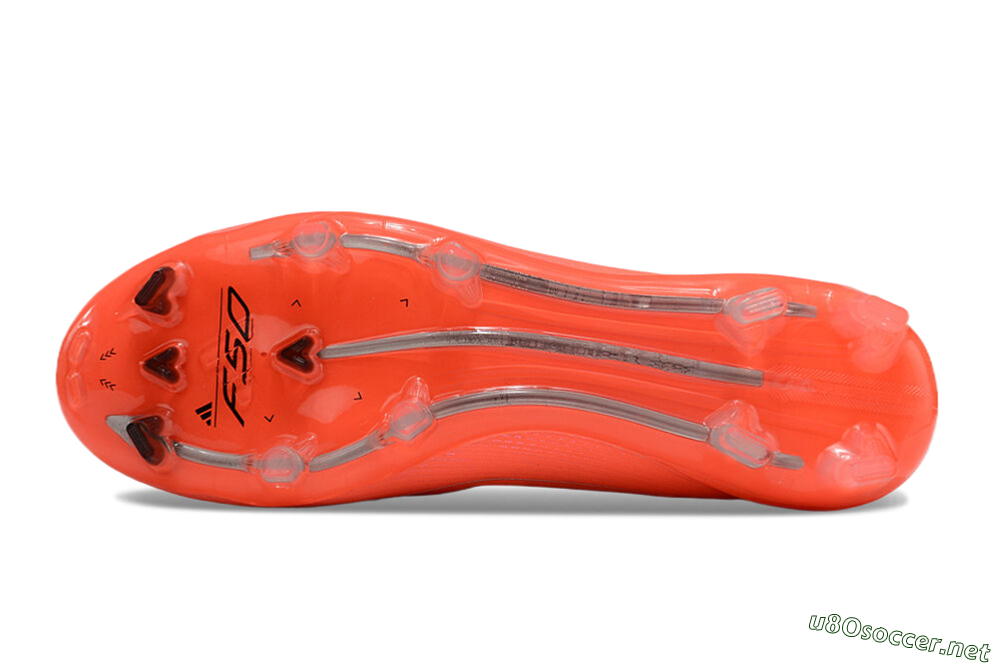 Unisex Adidas F50 Elite Laceless FG Football Boots - Red/Blue/Silver 6