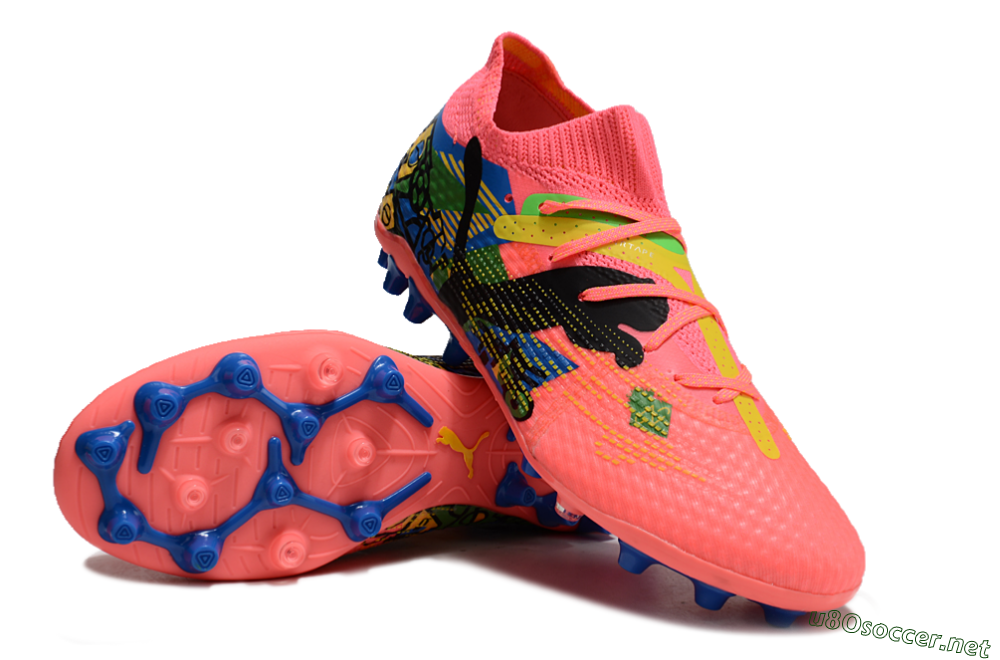 Men's Puma Future Ultimate MG Football Boots - Red/Blue/Yellow/Green 3