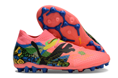 Men's Puma Future Ultimate MG Football Boots - Red/Blue/Yellow/Green