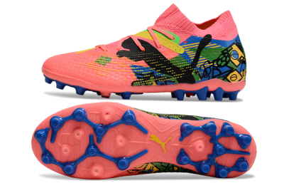 Men's Puma Future Ultimate MG Football Boots - Red/Blue/Yellow/Green