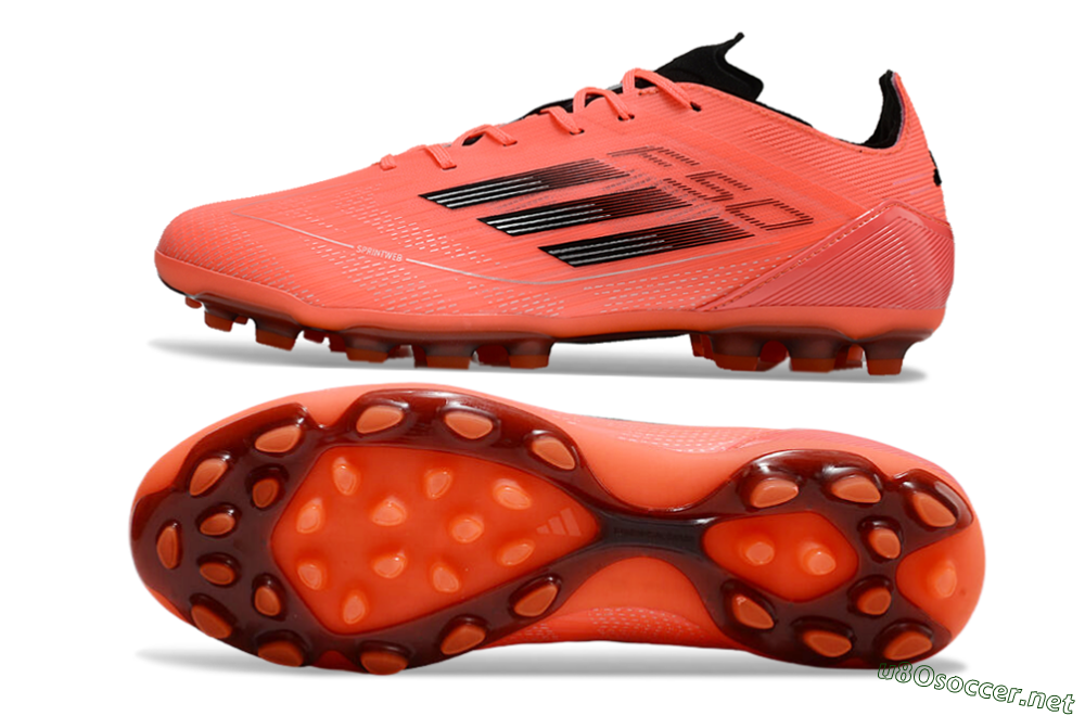 Men's Adidas F50 Elite AG Football Boots - Red/Black/Silver 1