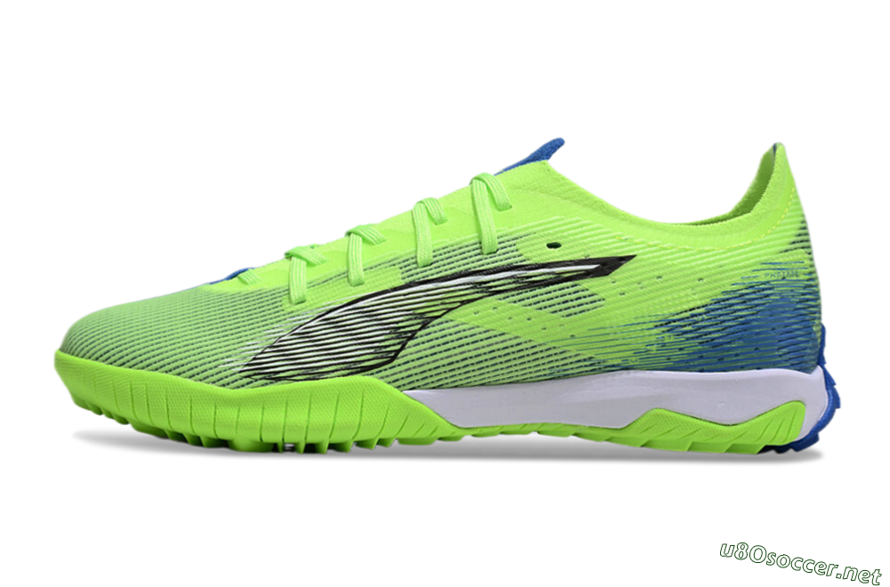 Men's Puma Ultra Ultimate TF Football Shoes - Yellow/White/Blue 0