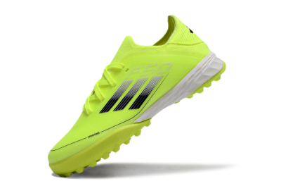 Kids Adidas F50 Elite TF Football Shoes - Yellow/Black/White