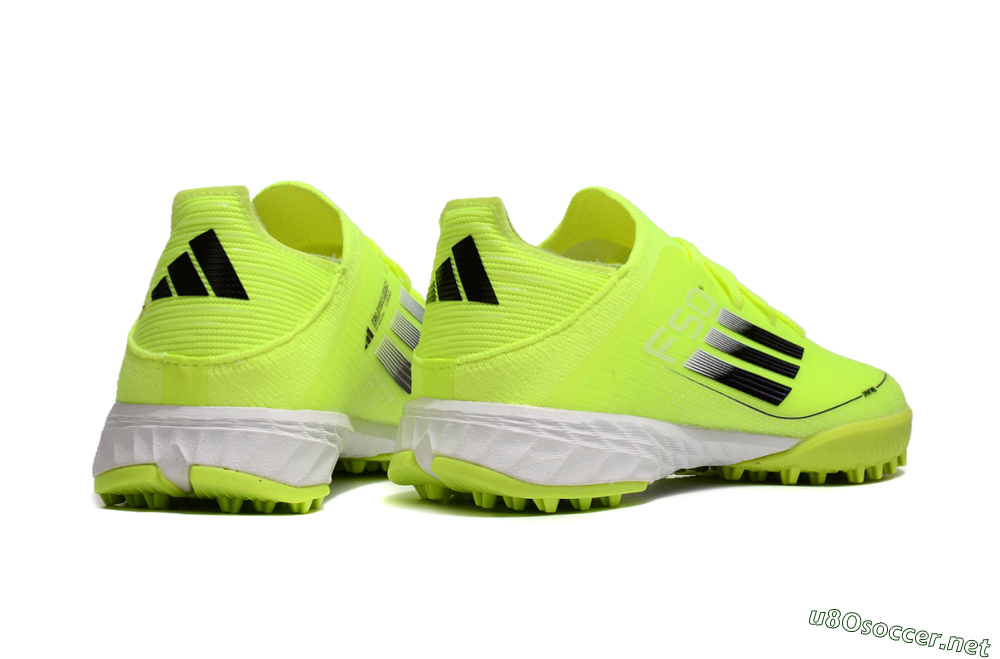 Kids Adidas F50 Elite TF Football Shoes - Yellow/Black/White 7