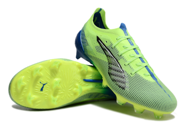 Men's Puma Ultra Ultimate FG Football Boots - Yellow/White/Blue