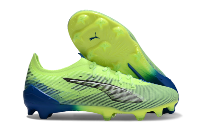 Men's Puma Ultra Ultimate FG Football Boots - Yellow/White/Blue