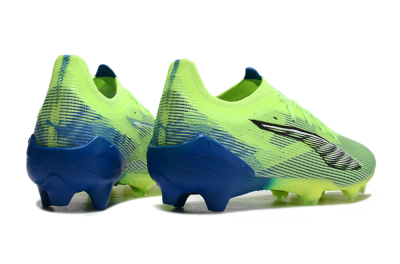Men's Puma Ultra Ultimate FG Football Boots - Yellow/White/Blue