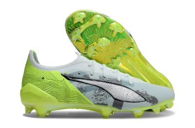 Men's Puma Ultra Ultimate FG Football Boots - Jade/White/Yellow