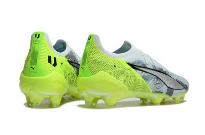 Men's Puma Ultra Ultimate FG Football Boots - Jade/White/Yellow