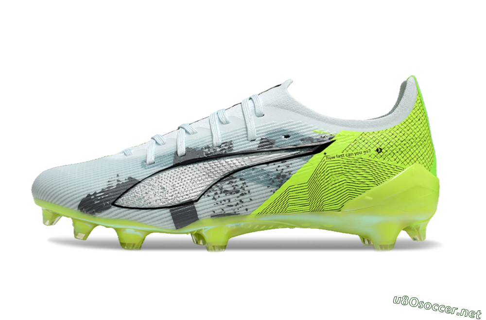 Men's Puma Ultra Ultimate FG Football Boots - Jade/White/Yellow 0