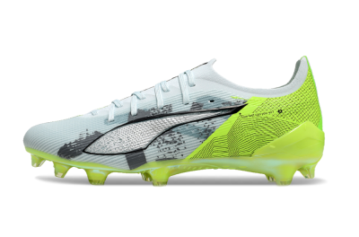 Men's Puma Ultra Ultimate FG Football Boots - Jade/White/Yellow