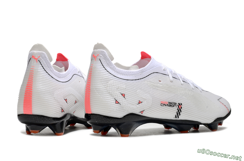 Men's Puma Future Ultimate FG Football Boots - White/Pink/Black 6