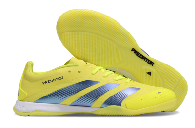 Unisex Adidas Predator 24 Elite IC Football Shoes - Yellow/Blue/White