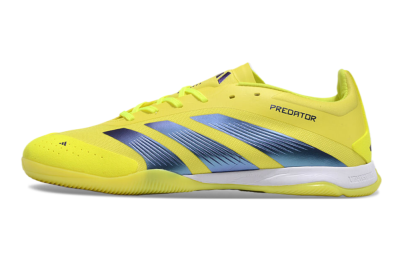 Unisex Adidas Predator 24 Elite IC Football Shoes - Yellow/Blue/White