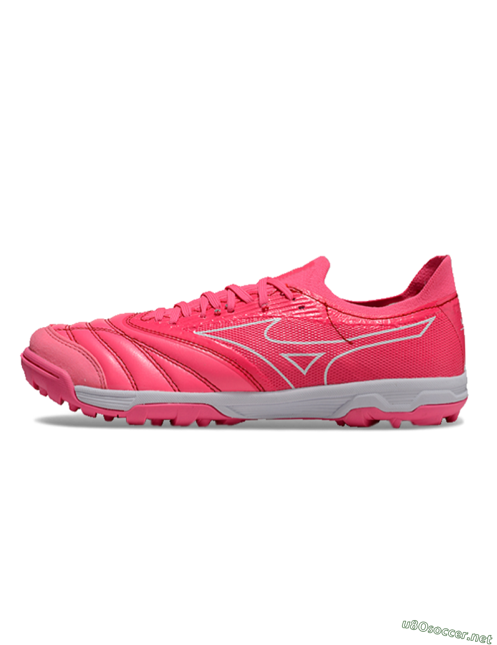 Men's Mizuno Morelia Neo Sala TF Football Shoes - Pink/White 0