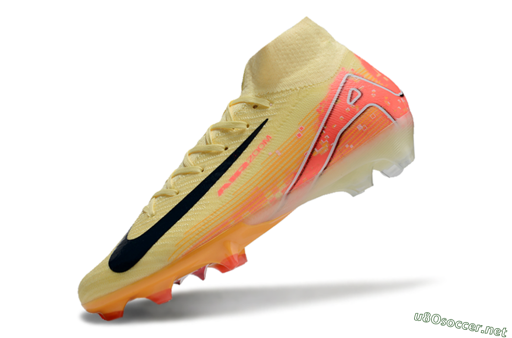 Men's Nike Air Zoom Mercurial Superfly 10 Elite FG Football Boots - Yellow/Red/Black 5