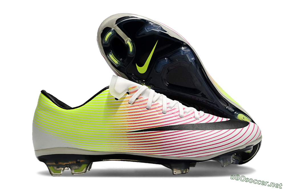Men's Nike Mercurial Vapor 10 FG Football Boots - Red/Black/Yellow 2